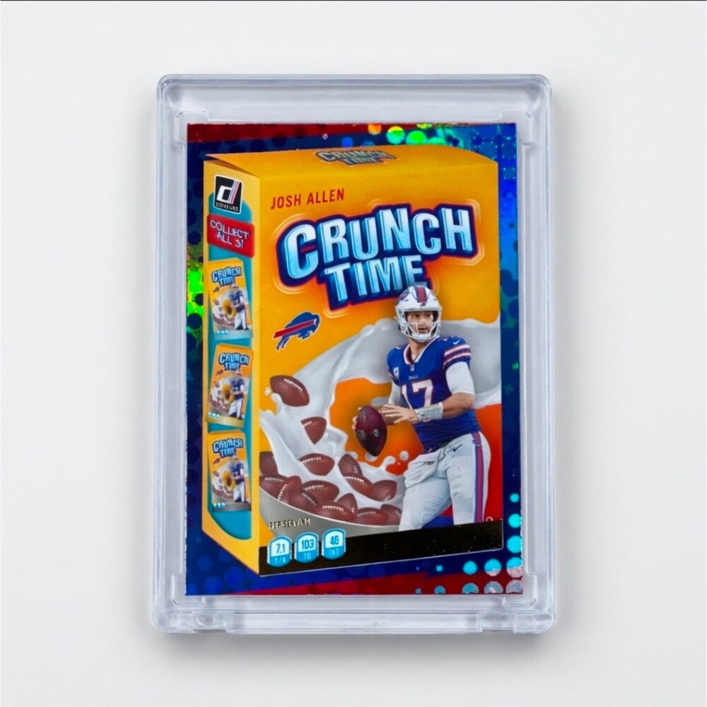 2022 Panini Donruss Crunch Time Josh Allen #CT-3 Buffalo Bills NFL Football Card